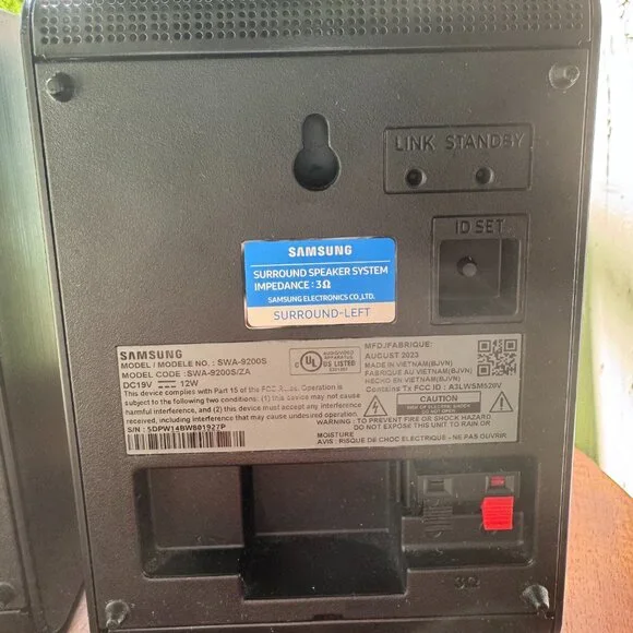 Samsung SWA-9200S Wireless Rear Speakers (Pair) - Untested, As-Is (2023 Model) - Picture 6 of 15